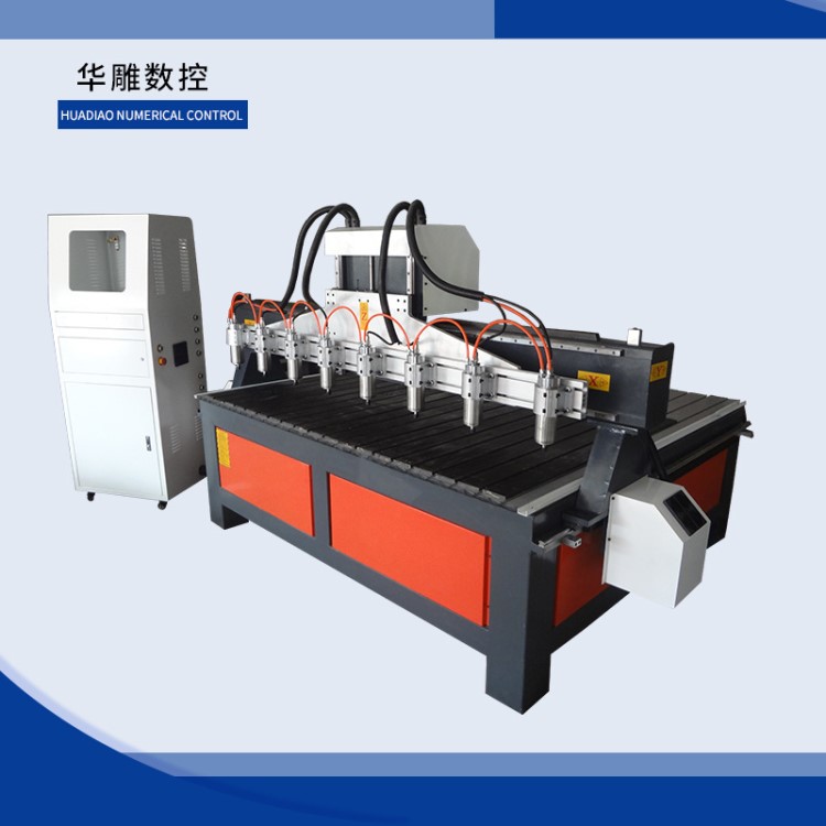 多頭浮雕木工雕刻機(jī) 大型雕刻機(jī)仿古木板浮雕 木工家具裝飾品雕刻