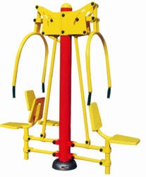 廣州白云區(qū)粵冠牌 室內(nèi)外健身器材雙人坐推器 韶關(guān)佛山