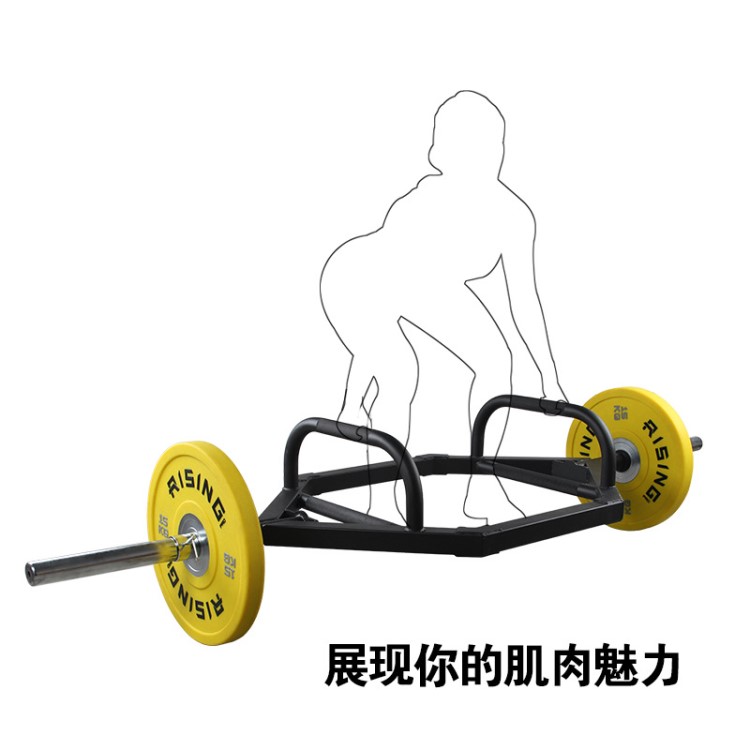 健身杠鈴桿男士硬拉桿六邊框奧桿深蹲聳肩專用奧桿舉重器材家用