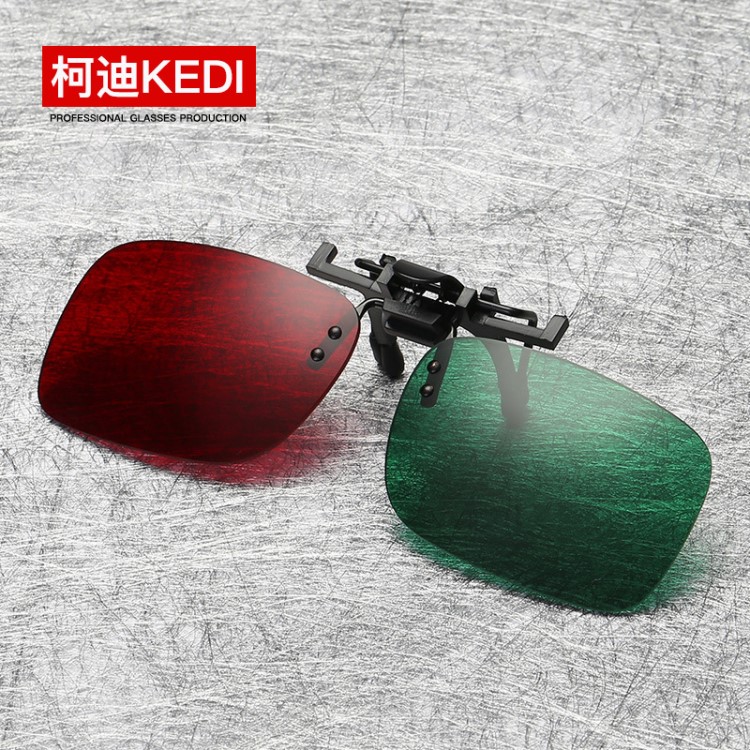 批發 3D眼鏡夾片 立體3d紅綠眼鏡 近視可用 三d電影電腦電視專用