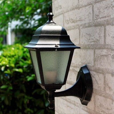 歐式壁燈 陽臺大門壁燈戶外防水路燈四角庭院簡潔過道燈