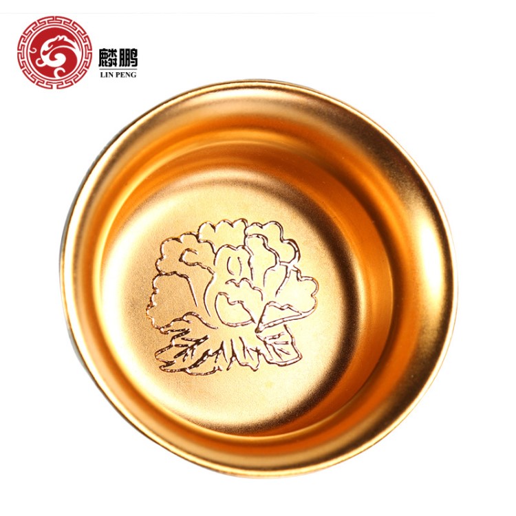 24k黃金盞汝窯茶杯主人杯單杯大號鎏金杯開片可養(yǎng)陶瓷品茗杯養(yǎng)生