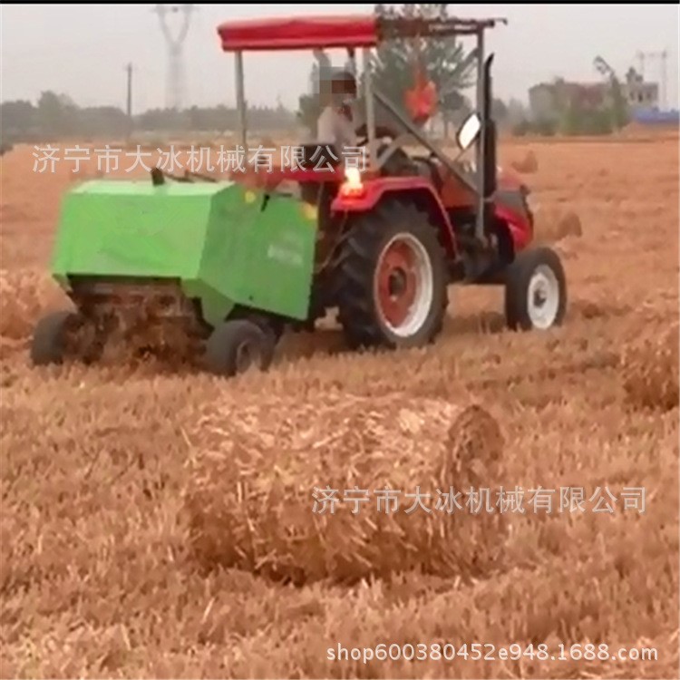 定制秸稈粉碎打捆機 農用玉米秸稈回收捆草機 收獲樹葉打捆