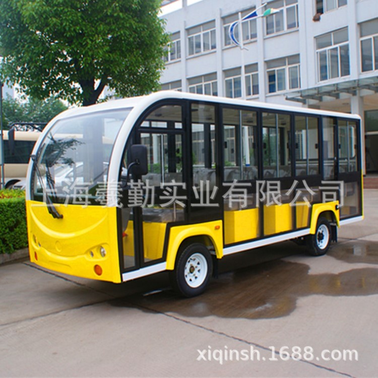 廠家直銷14座電動中巴/封閉式旅游觀光車\大電瓶車電動封閉車