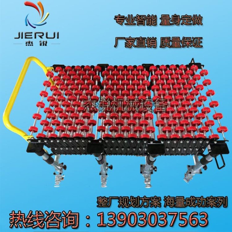 無動力流水線滾筒線伸縮輸送機福來輪輸送帶裝車卸車神器卸貨助手
