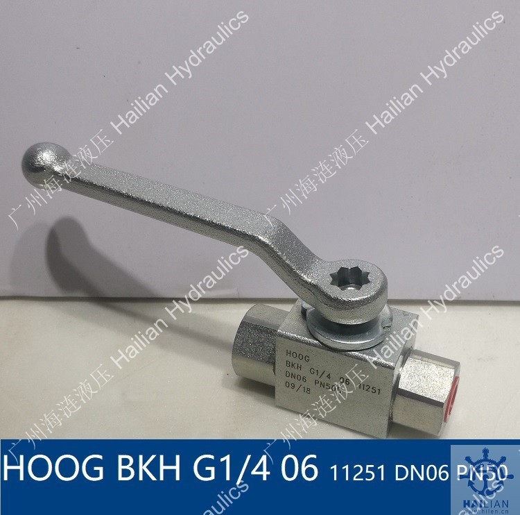 HOOG高壓球閥BKH G1/4 06 11251 DN06 PN50液壓球閥船舶工業(yè)霍格