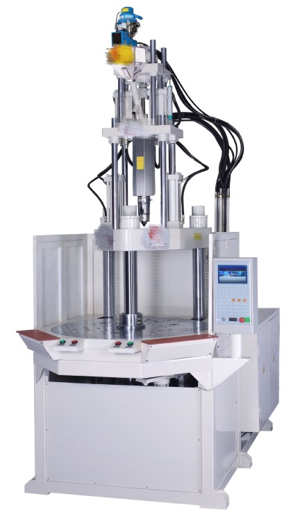 跨境LED球泡燈罩生產PC料燈罩生產專用注塑機,圓盤立式注塑機