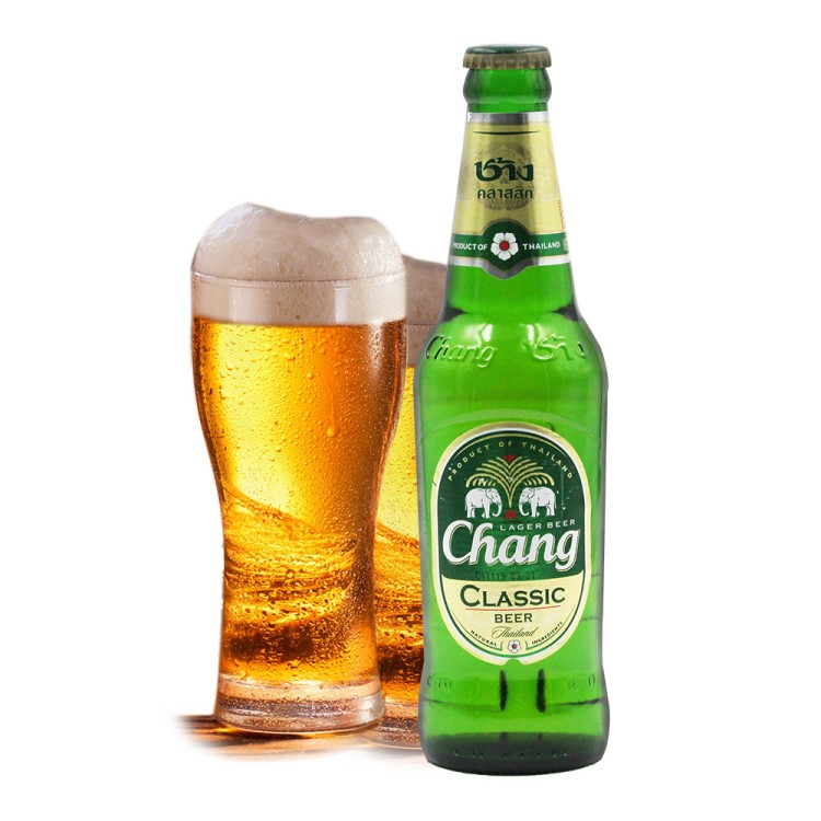 泰國Chang beer大象啤酒雙象啤酒泰象啤酒象牌啤酒320ml*24瓶