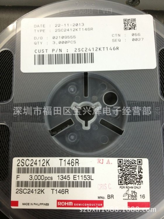 熱賣三極管2SC2412K 2SC2412KT16R ROHM SOT-23全新原裝現(xiàn)貨