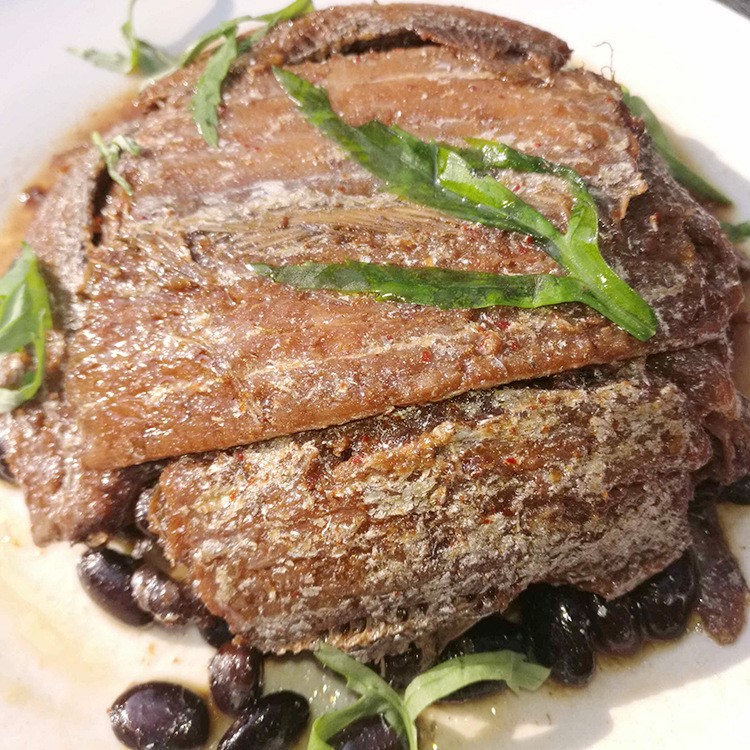 香辣帶魚500g 盒裝休閑方便速食零食品小吃加熱即食紅燒小魚批發