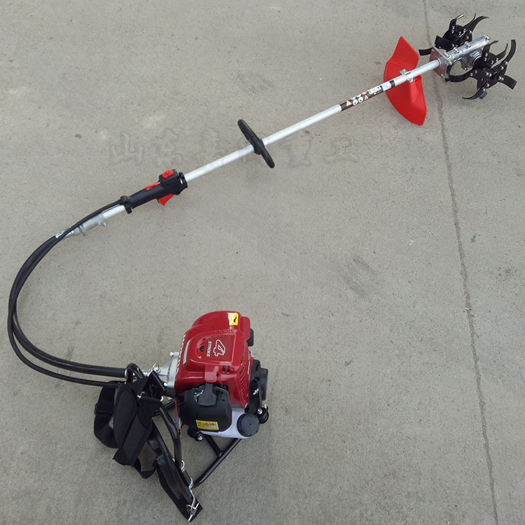 小型汽油鋤草機 多功能田園松土機 背負式農(nóng)用割草機