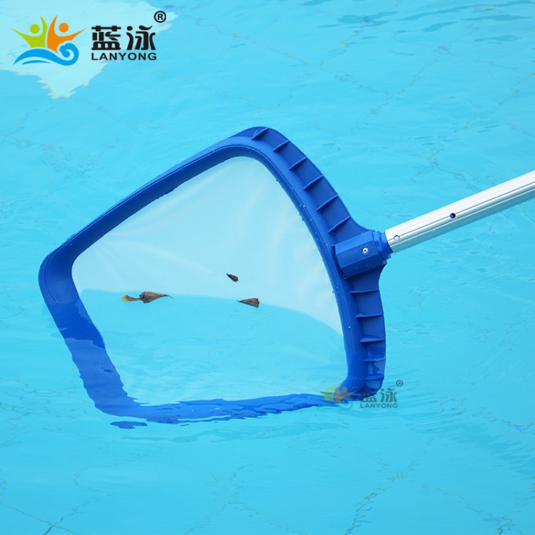 藍(lán)泳泳池清潔工具加強(qiáng)加密淺水撈葉網(wǎng)游泳池水質(zhì)維護(hù)清潔設(shè)備