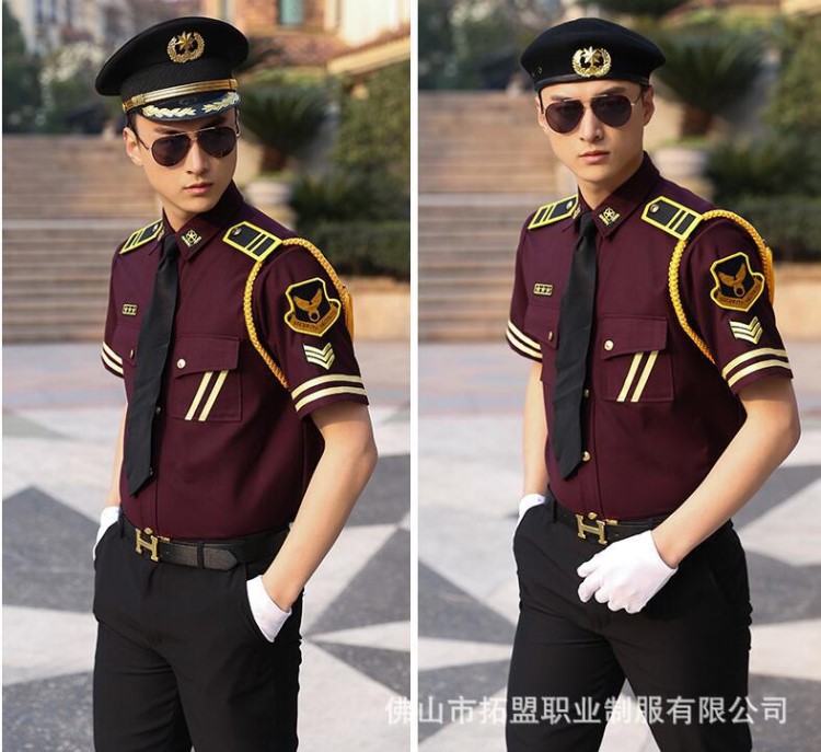 保安服2019新款夏裝物業(yè)房產(chǎn)酒店大氣形象崗禮賓服制服保安服裝