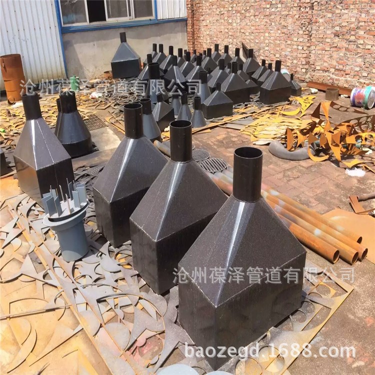 排水漏斗生產(chǎn)廠家 鋼制矩形排水漏斗 圓形漏斗 錐形漏斗 工期快
