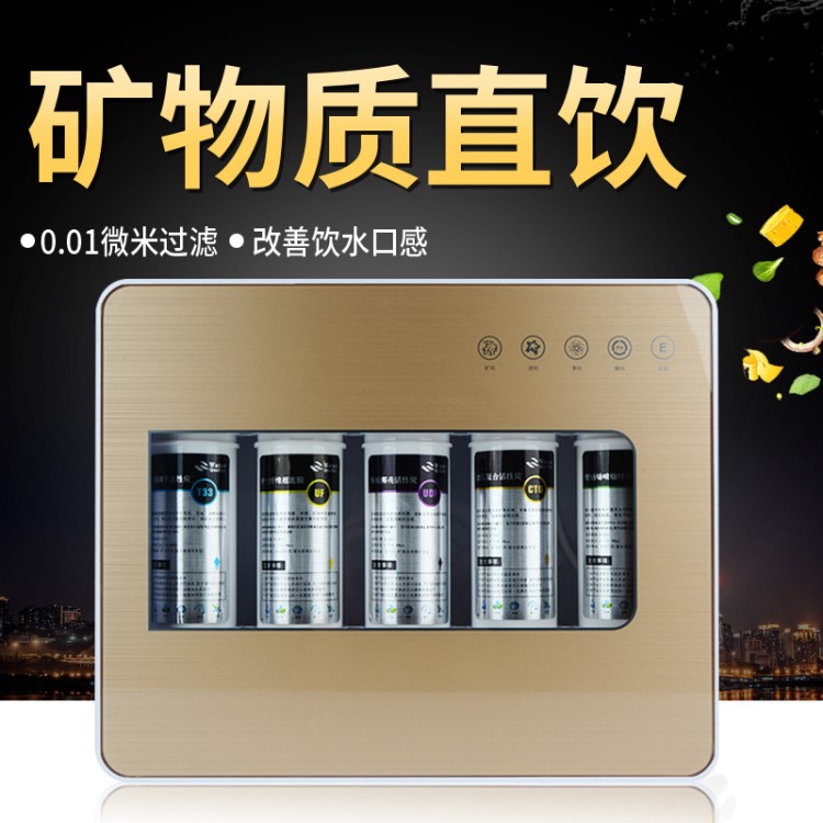 凈水器家用直飲廚房自來水過濾器水龍頭除垢礦物質(zhì)五級(jí)超濾凈水機(jī)