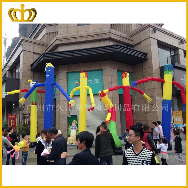 企業(yè)宣傳充氣舞星 戶外搖擺舞星空中跳舞人 卡通充氣模型舞蹈人