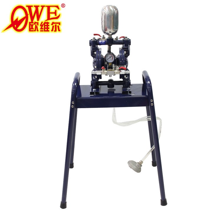 歐維爾OW-GM10套裝鋁合金3分氣動雙隔膜泵/油漆泵/泵浦15mm
