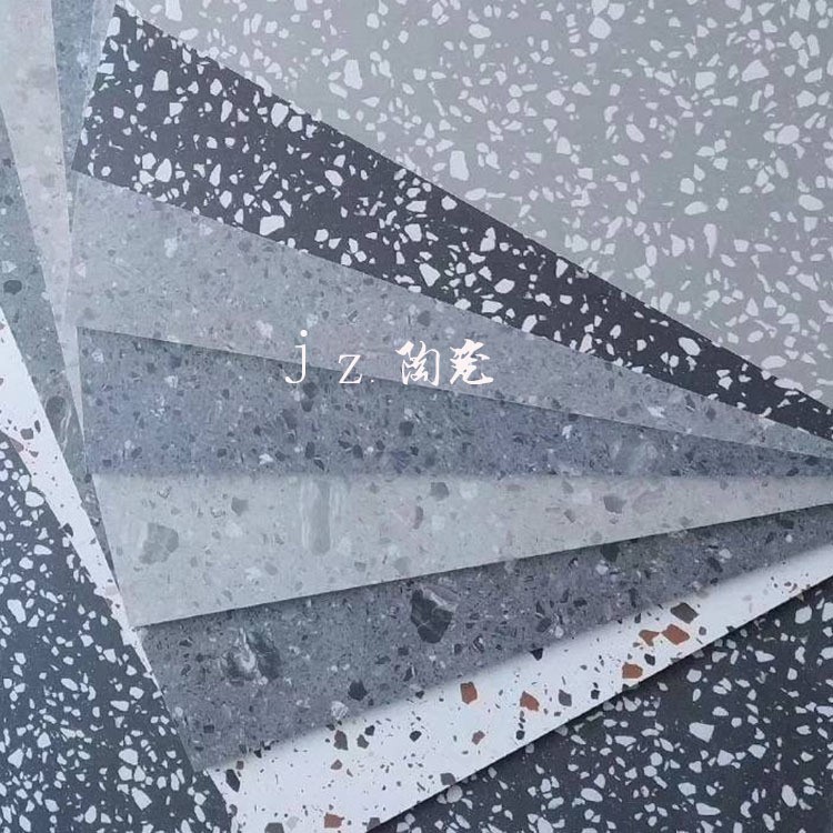 復古水磨石瓷磚600x600客廳酒店餐廳耐磨防滑地磚簡約大廳地板磚