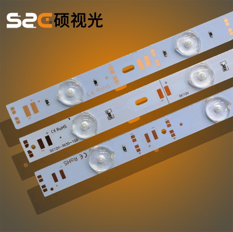 LED漫反射燈條 3030 12V 12燈 招牌卷簾式拉布光源 廣告燈條 