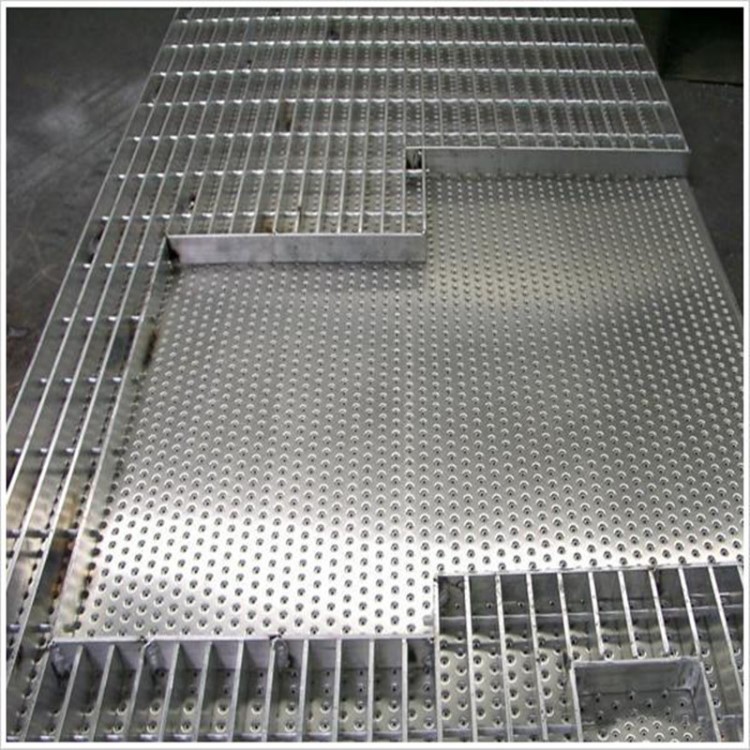 廠家量產  25mmx25mm長孔加密型鋼格板 機場重載荷