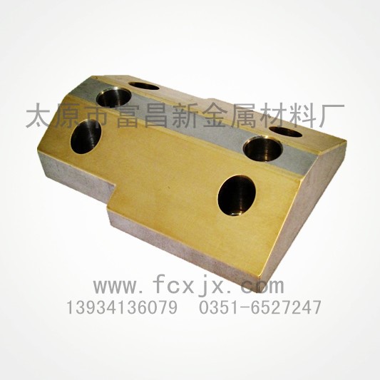 廠家生產(chǎn) 鋼基覆銅雙金屬自潤滑導(dǎo)軌導(dǎo)板（凸V型）量大優(yōu)惠