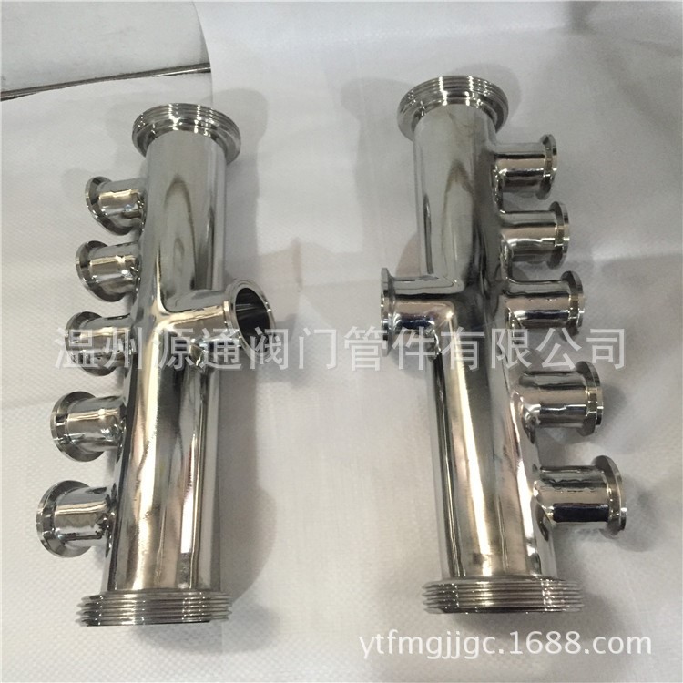廠家定制    不銹鋼304   316L八通   5通  四通 排管 分流器