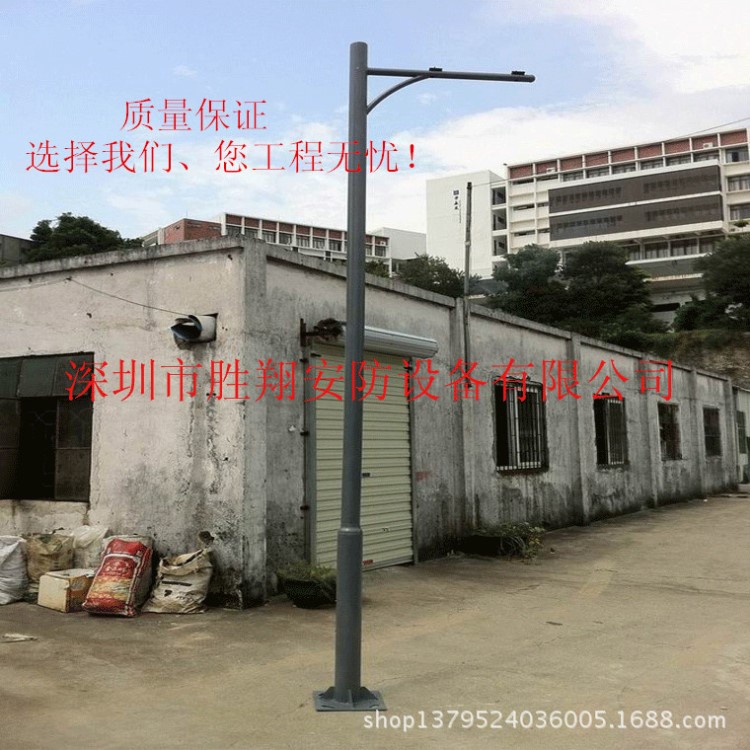 供應福建道路監控立桿4米 福州小區監控不銹鋼立桿 莆田圓錐立桿