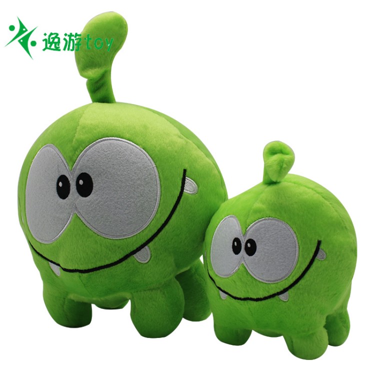 手機游戲cut the rope 割繩子青蛙 糖果怪獸毛絨玩偶玩具廠家批發(fā)