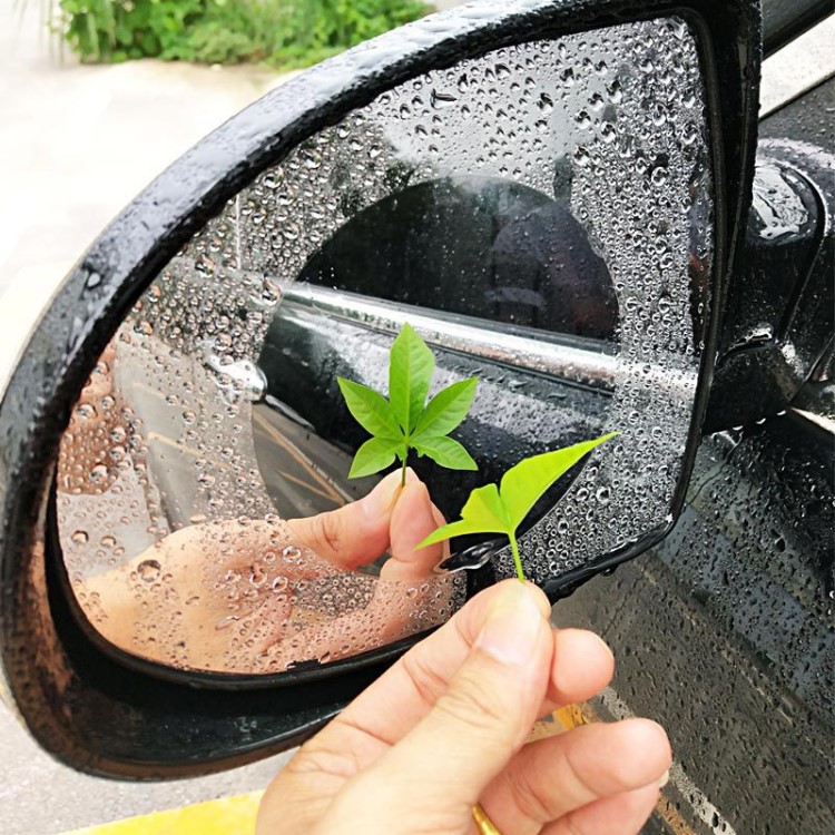 汽車后視鏡防雨膜 防水防霧 倒車鏡 防眩防雨貼膜 驅(qū)水膜 除水貼