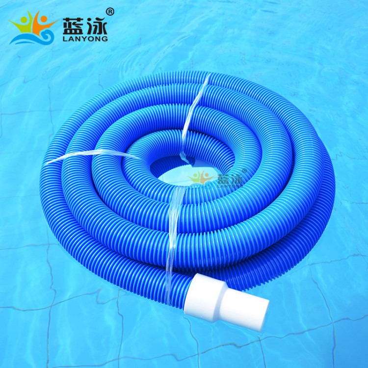 藍泳牌游泳池單色1.5寸吸污管吸池喉吸污喉軟管5米10米15米30米