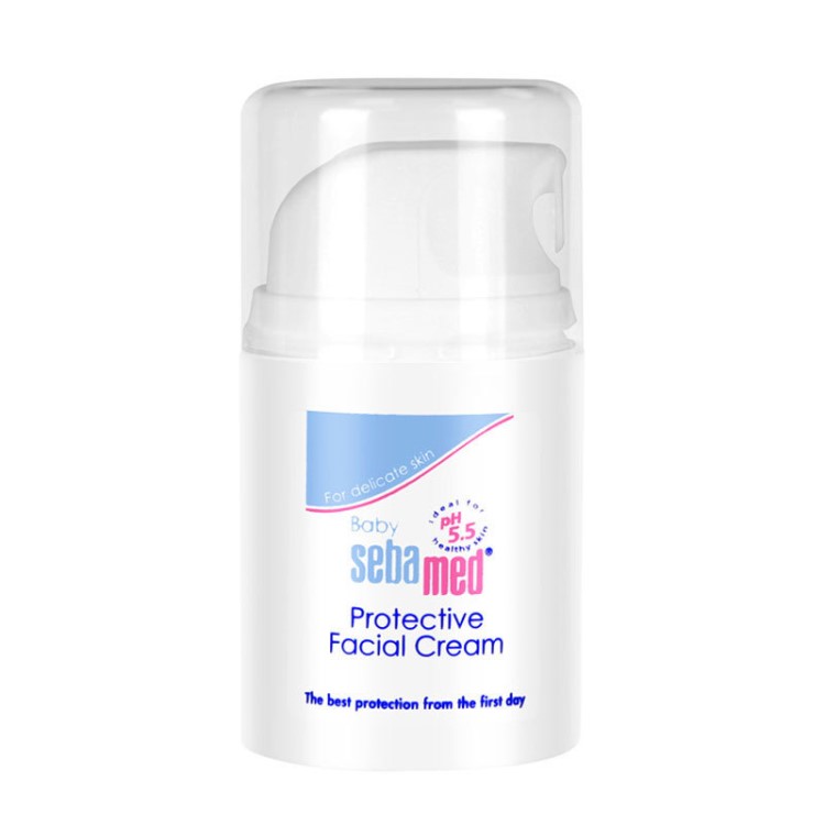 國內(nèi)專柜版 施巴sebamed嬰兒護(hù)面霜/寶寶潤膚露/潤膚霜50ml
