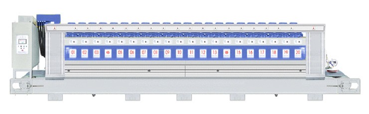 石材磨拋機械 新型設(shè)計可定制全自動多頭連續(xù)磨機