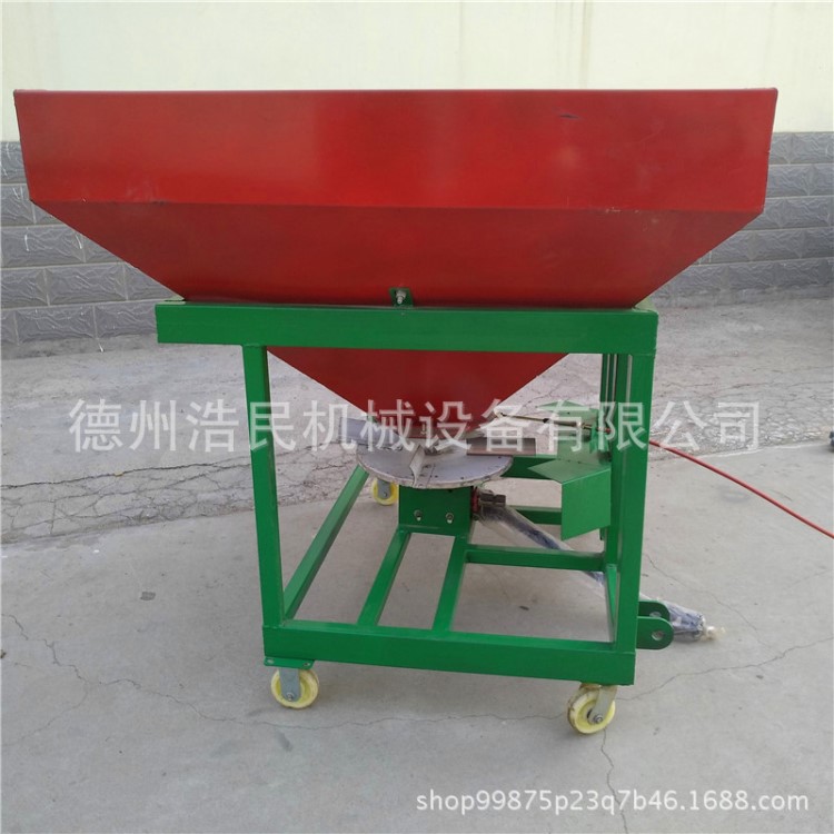 浩民機(jī)械供應(yīng)雙盤鐵桶1500公斤揚(yáng)肥機(jī)定制各種撒肥機(jī)施肥器  播種