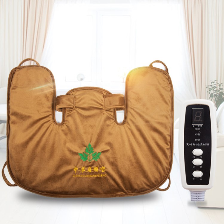 廠家直銷 電加熱肩頸寶 艾絨無煙艾灸頸肩寶溫控調(diào)節(jié)熱敷理療家用