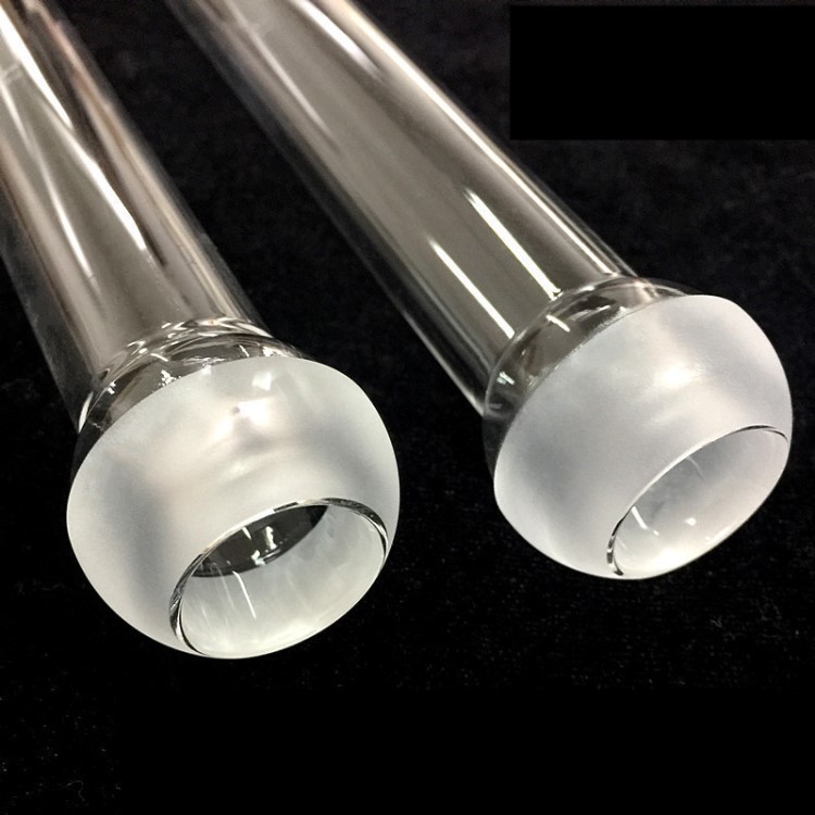 生產(chǎn)加工定制實驗儀器石英球頭球碗耐高溫耐腐蝕石英玻璃連接儀器