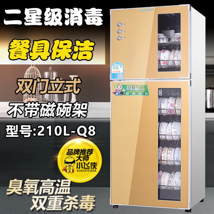 康柜消毒柜家用立式大容量廚房碗柜小型雙門高低溫臭氧廚房保潔柜