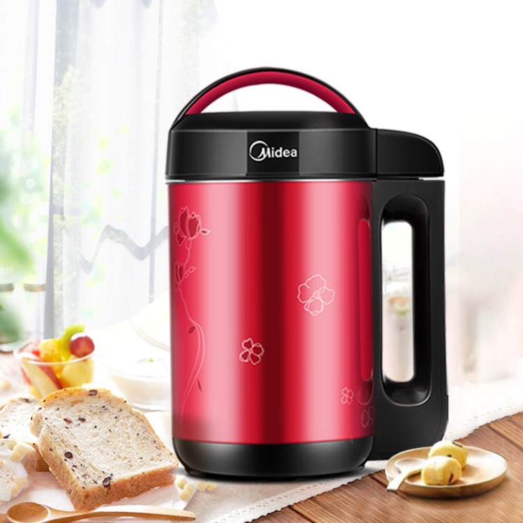 豆漿機無網不銹鋼 Midea/美的 DE12G13 大容量包郵聯保票