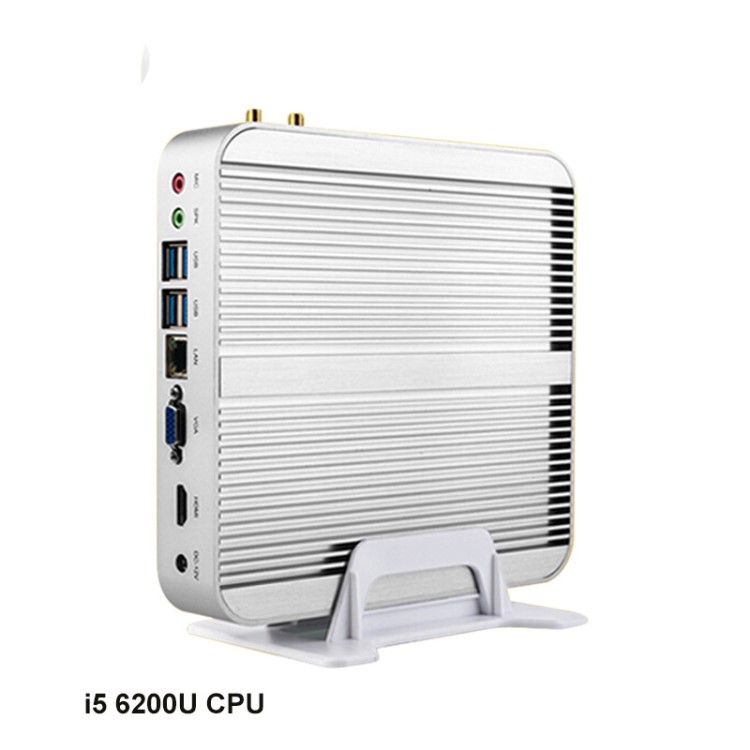 Intel酷睿6代迷你主機(jī)i3 i5 i7 無風(fēng)扇高清4K電腦教育工控機(jī)