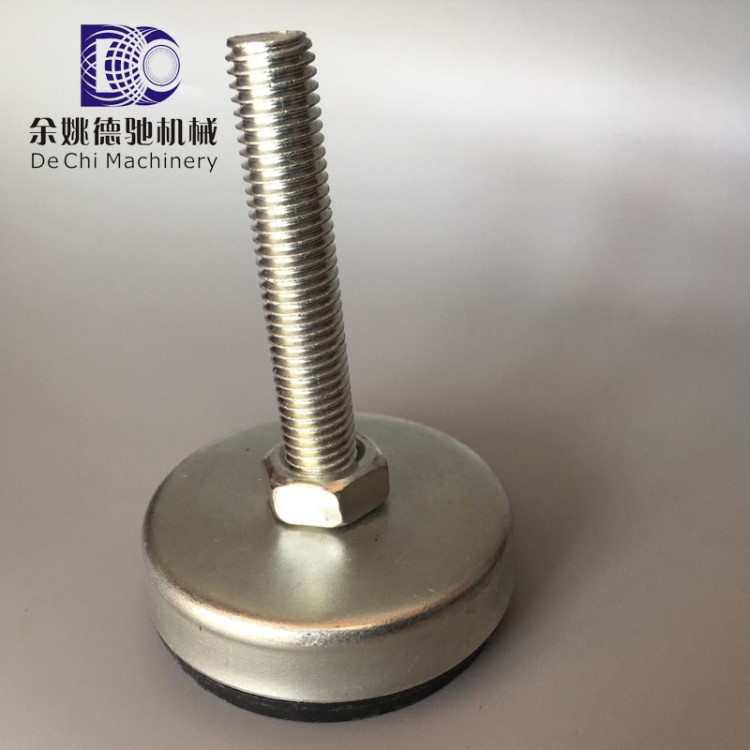 德馳銷售黑色橡膠防震防滑家具墊腳 可調(diào)支腳鍍鋅固定家具腳