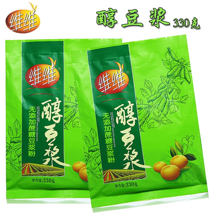 維維豆奶 330g克 醇豆?jié){蔗糖豆?jié){粉 食品速溶沖調(diào)豆?jié){飲品