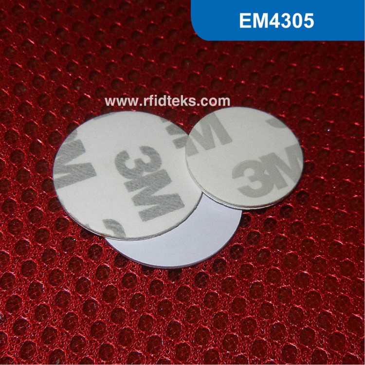 直徑30MM RFID地感標簽卡 AGV叉車標簽 可讀寫卡EM4305芯片