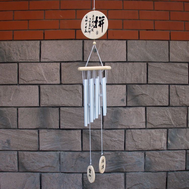 批發創意拼搏奮斗風鈴 8根金屬管聲音動聽 禮品飾品精品網店貨源
