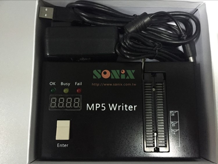 MP5 WRITER 臺灣松翰單片機燒錄器 可燒錄8-BIT OTP  57FLASH系列