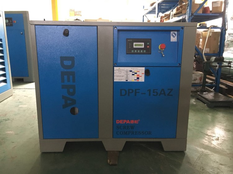 7.5KW螺桿式空壓機(jī) 百堅(jiān)德帕DPF系列電動(dòng)固定螺桿機(jī)7.5/15/22KW