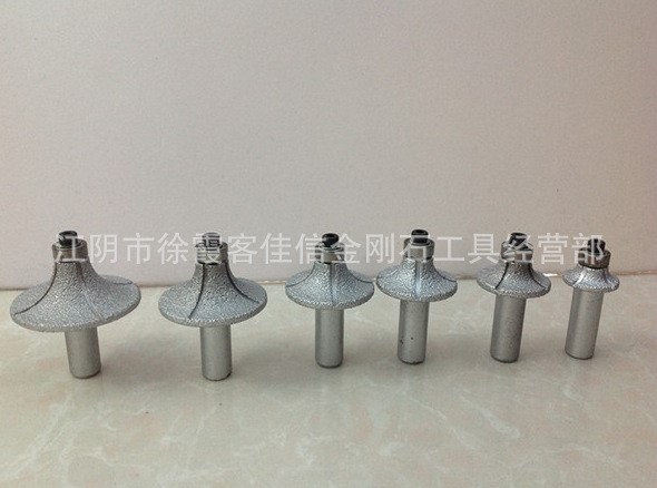 圓角刀 釬焊石英石加工刀具R12圓邊刀頭