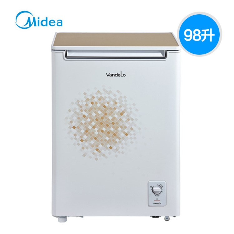 Midea/美的 BD/BC-98KSV 冰柜冷藏冷凍小型冷柜冰吧節(jié)能居家冷柜
