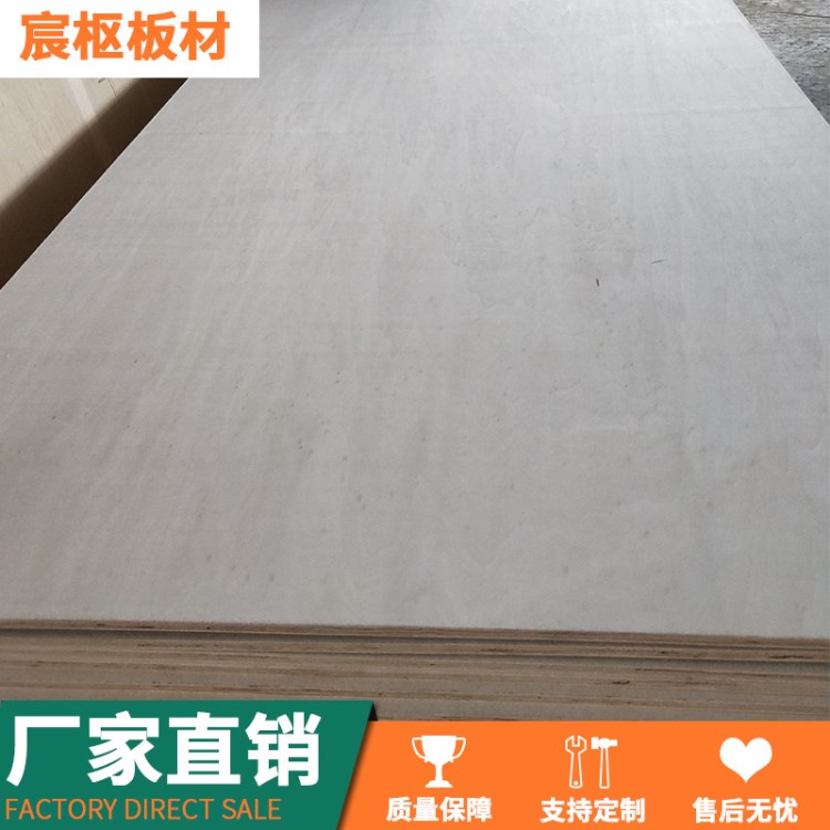 廠家直銷5mm雙面漂白楊木家具板工藝板膠合板三合板三夾板家裝板