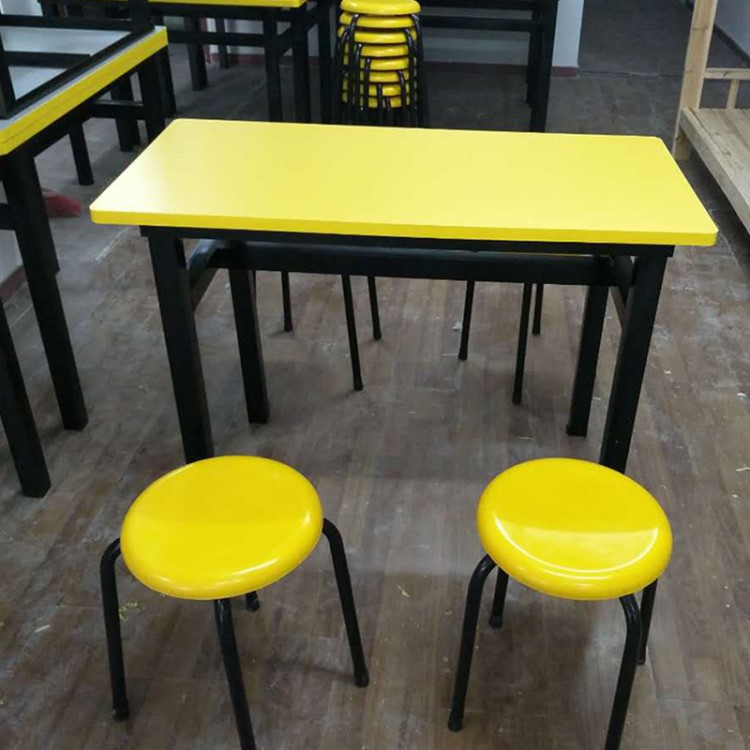 四人位分體餐桌 人造石臺面不繡鋼支架圓凳餐桌椅 餐廳成套桌椅