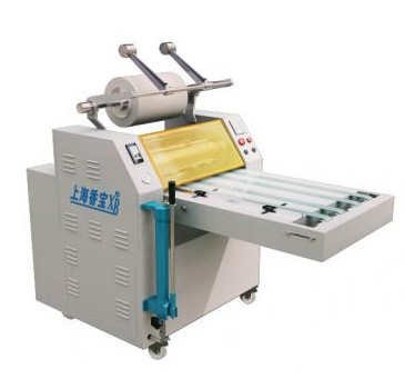 上海香寶油壓全自動鋼棍覆膜機XB-V20TS畫冊覆膜機封皮壓膜機