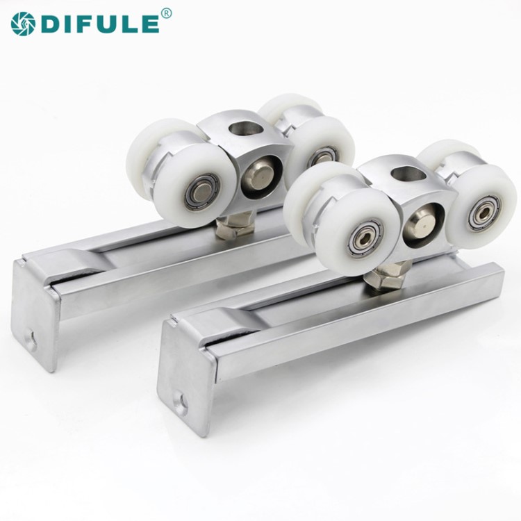 鼎福乐不锈钢移门滑轮推拉滑移门吊门滑轮木门移门吊轨道重型吊轮